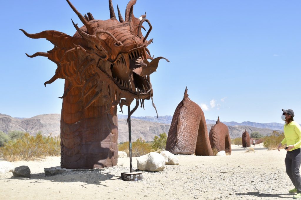 Metal Sculptures in Anza Borrego - Claren Wanders